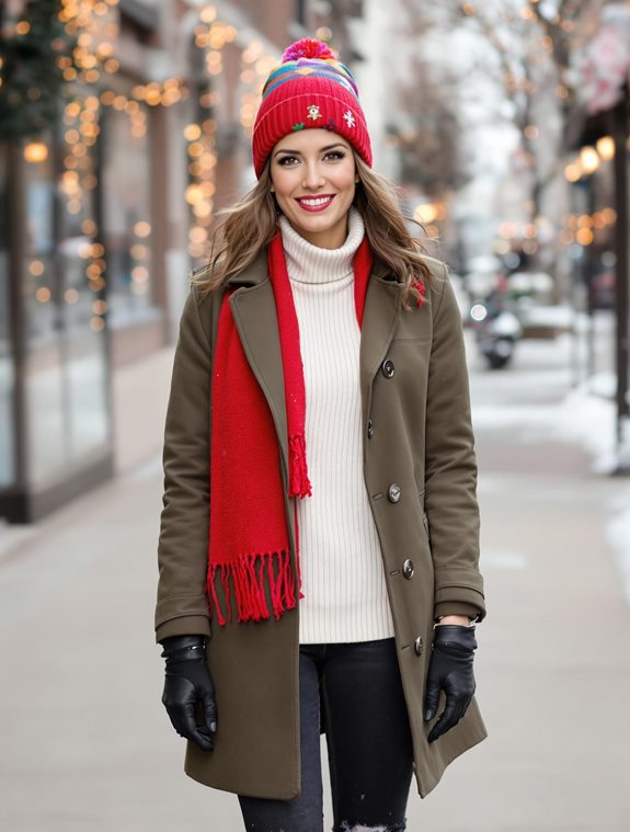 stylish winter accessories showcase
