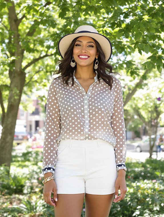 sunhat wearing model pose