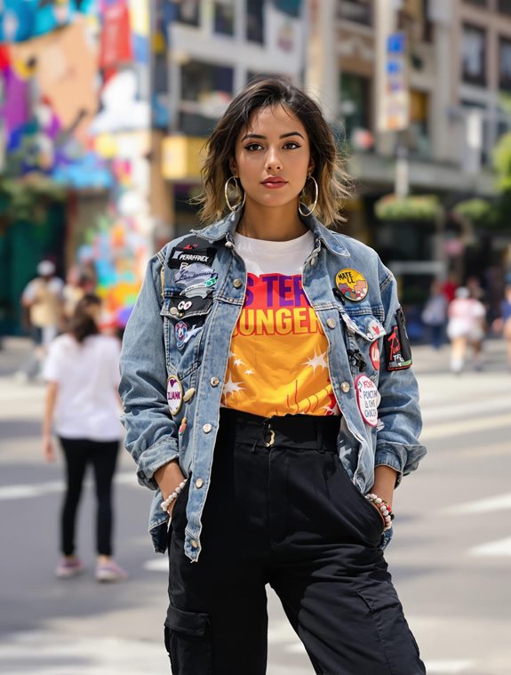 trendy urban fashion statement