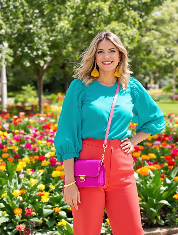 vibrant accessories enhance style