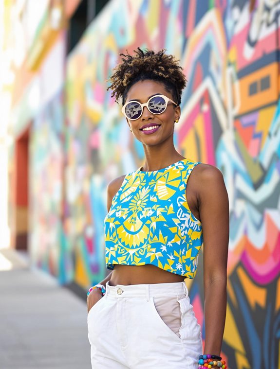 vibrant design summer fashion
