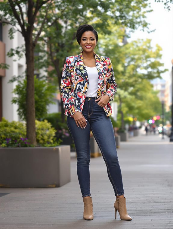vibrant fashion statement outfit