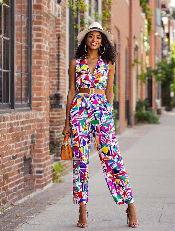 vibrant fashion statement outfit