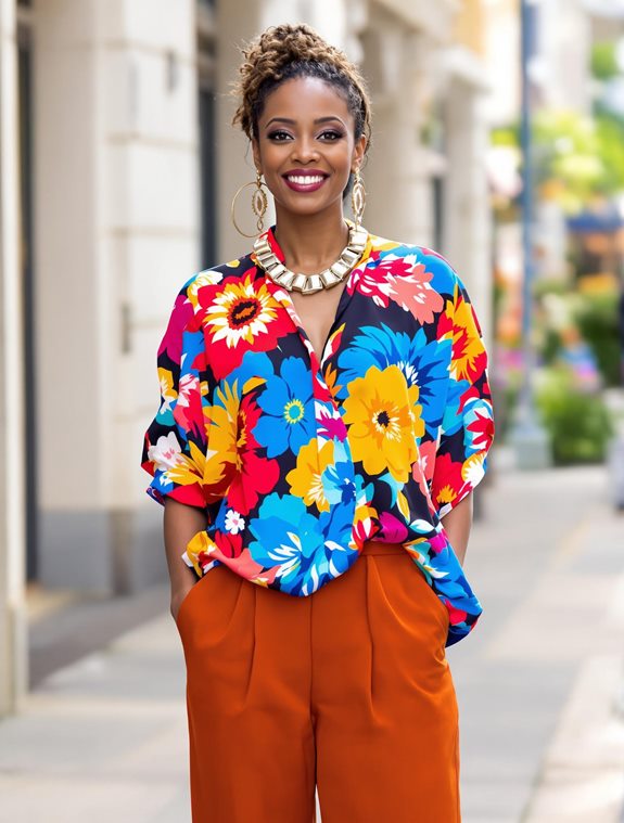 vibrant floral design elements