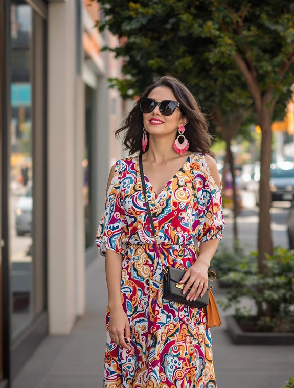 vibrant flowing fabric design