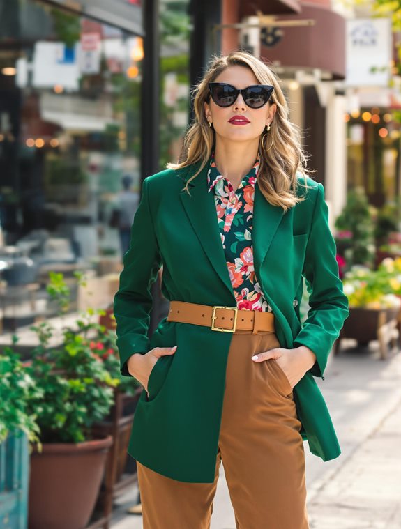 vibrant retro fashion pieces