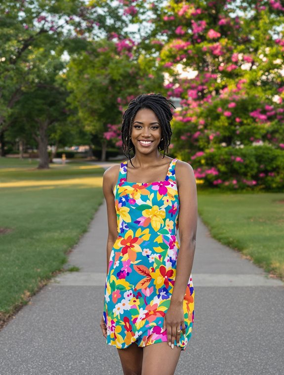 vibrant summer fashion statement