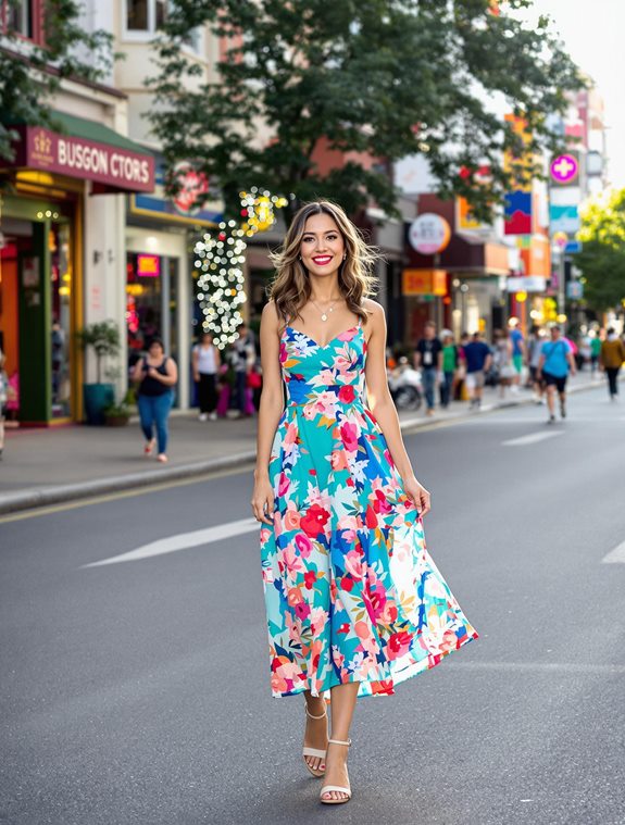 vibrant summer fashion statement