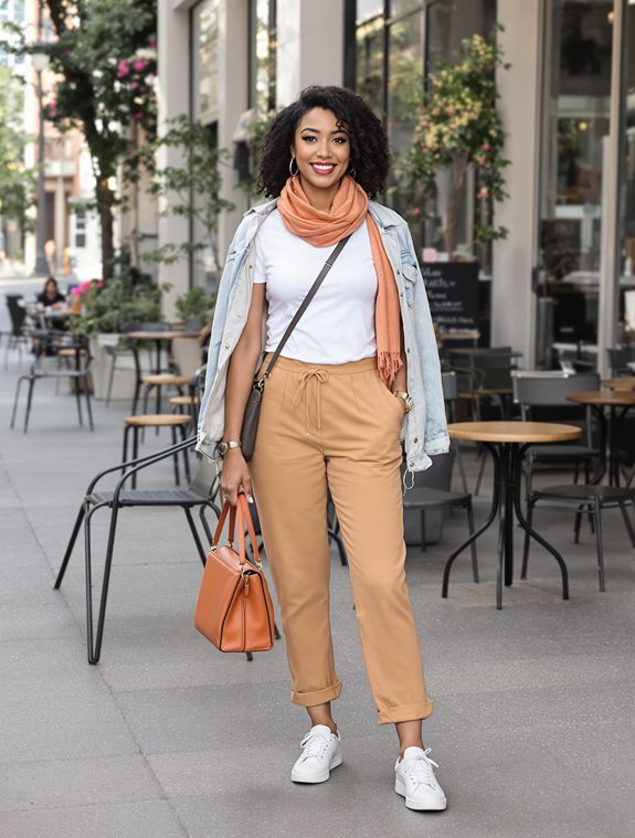 vibrant sunset inspired scarf accessory