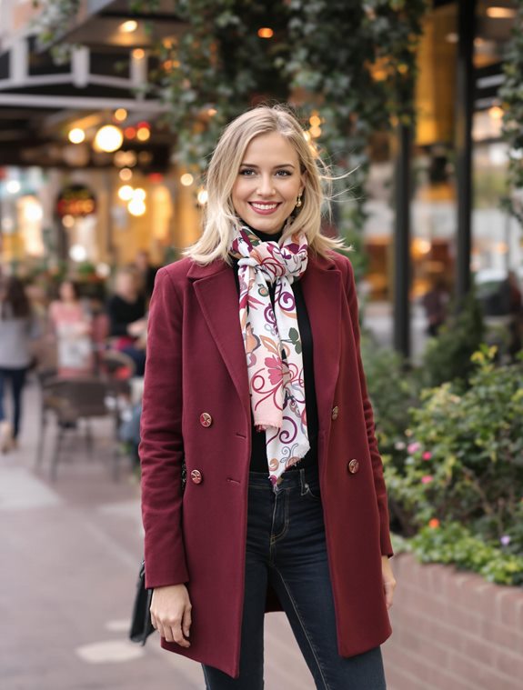 warm and stylish outfit