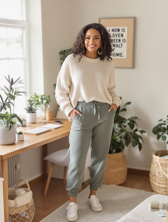 warm and stylish outfit