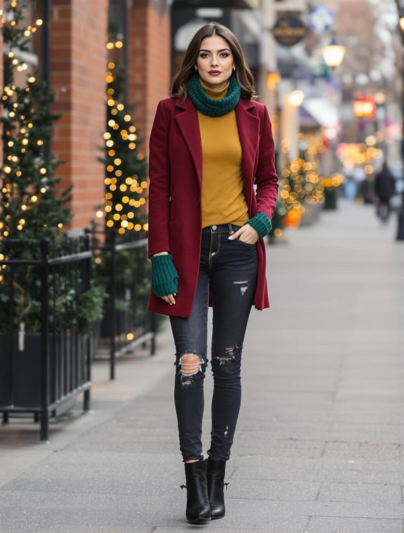 warm winter accessories set
