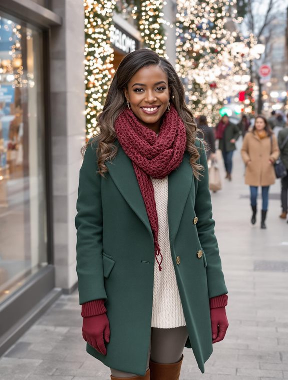 warm winter accessories set