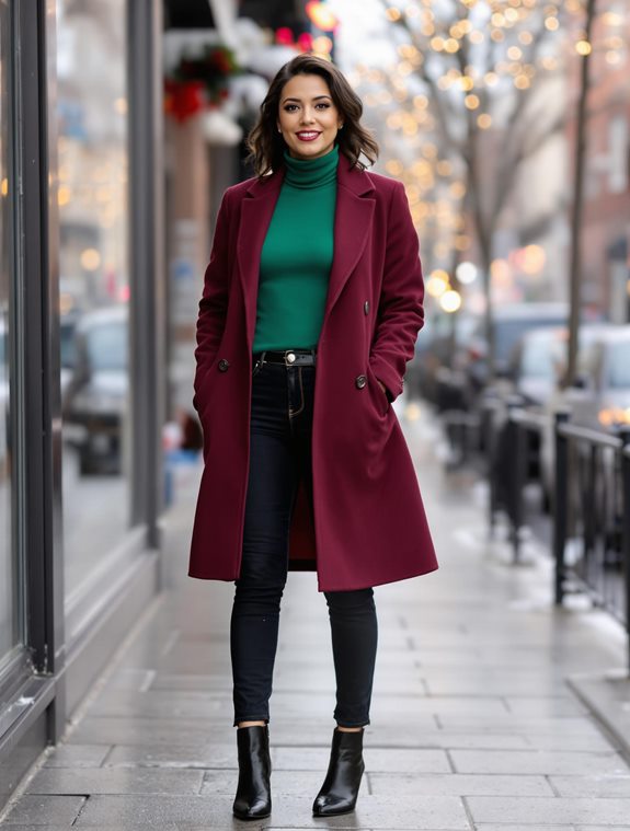 winter fashion with layers